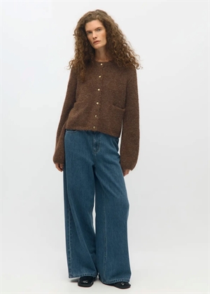 Saggia ls knit cardigan Carafe Melange Object 